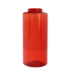 Garyline® Mountaineer Tritan® Bottle with Tethered Lid - 36 oz. - Transparent red bottle